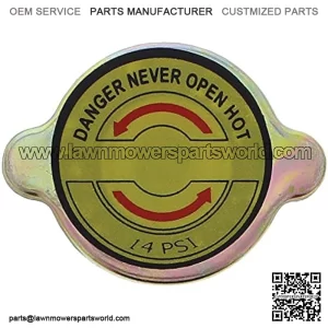 Complete Tractor 1406-6101 Radiator Cap for John Deere AM102893 RE71863 1406-6101 4610 Compact Tractor 3120 Compact Tractor 312GR Skid Steer 314G Skid Steer 3203 Compact Tractor 322 Riding Mower