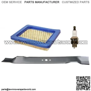 22" Mulching Blade Tune up Air Filter Spark Plug Fit Craftsman MTD 141114 406713