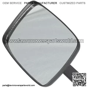 Tractor Loader Mirror Assembly w/Brackets LH or RH 12" x 7" Mirror Compatible with John Deere