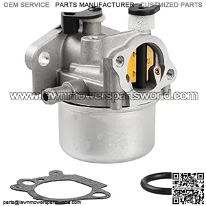 Savior 794304 Carburetor with Gasket for BS 799866 Carburetor 799871 790845 796707 Troy Bilt TB230 Lawnmower 6.75 hp Craftsman Toro 22 Recycler