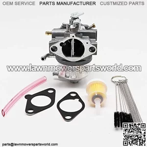 Carburetor for Kawasaki 15003-2796 FB460V-AS38 FB460V-MS08 Engines with Gaskets Carbon Dirt Jet Cleaner Tool Kit Fuel Filter