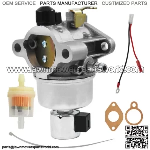 Carburetor w/ Fuel Filter For John Deere LT160 Tractor For Kohler CV460S Engine