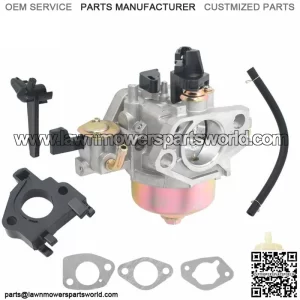 Carburetor W/Fuel Line Fit For Honda GX340 GX390 11HP 13HP 16100-ZF6-V01