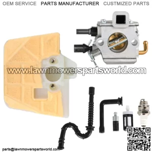 Carburetor With Air Filter For Stihl MS340 MS360 034 036 Chainsaw 1125 120 0651