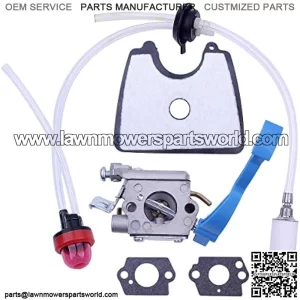 545081811 545112101 Carburetor with Air Fuel Filter Line Tune Up Kit for Husqvarna 125B 125BX 125BVX Leaf Blower parts for Zama C1Q-W37 581798001