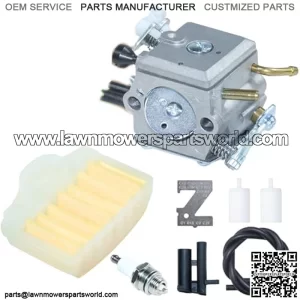 503281801 Carburetor with 575269103 Air Filter Assembly for Husqvarna 362 365 371 372 Chainsaw Replaces Husqvarna 5032818-01 5032832-03 503281801 503283203 Hd-12B
