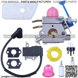 Carburetor Ignition Coil For Husqvarna 128C 128L 128LD 128R 128RJ 128CD Trimmers, Carburetor, Ignition Coil, Air Filter, Fuel Filter, Bulb, Fuel Line, Gasket, Spark Plug