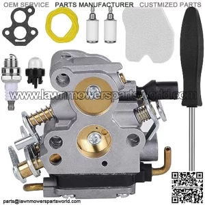Carburetor for Husqvarna 235 235E 236 236E 240 240E Chainsaw Jonsered CS2234 CS2238 CS2234S CS2238S Replaces 574719402 545072601 Carb with Air Filter Fuel Line Filter