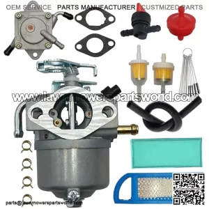 AM122006 Carburetor Fit for John Deere AM18740 AM121391 Gator 6X4 Worksite PC2387 32429 32256 32414 32429 Replace for Gator 4x2 Carburetor.With Air Filter and Fuel Pump