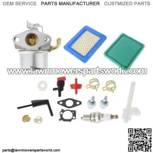 Carburetor W/Gasket Air Filter For Craftsman Tiller Intek 190 6 HP 206 5.5hp Eng