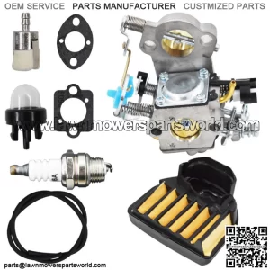 WTA29 Carburetor For Husqvarna 455 460 461 Rancher Jonsered CS2255 W/ Air Filter