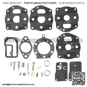 Carburetor Kit For Briggs & Stratton 694056 491539 422447 40A777 42A707 655CC