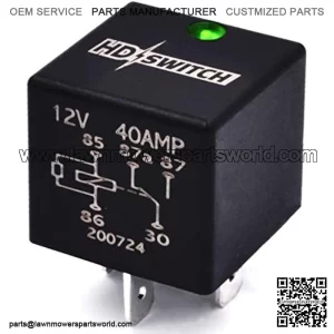 Waterproof Relay w/LED Indicator Light Upgrade Replaces John Deere 1023E 1025R 1026R 2305 2320 2520 3025E 3033R 3036E 3038 3039R 3045R 3046R 3120 3203 3320 3520 3720 Tractor - Dielectric Grease