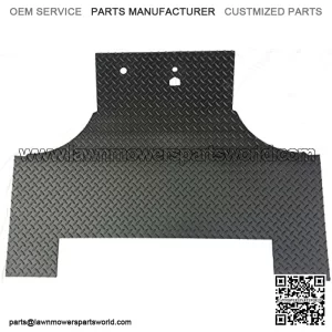 FOR JOHN DEERE GATOR TX FRONT 1 PIECE MAT - DIAMOND PLATE PATTERN
