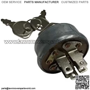 Ignition Switch ?C Ignition Starter Switch Compatible with John Deere 140 Riding Mower AM31995 AM102544 AYP 2683R 2683 Gravely Toro 12-8140 Tractor