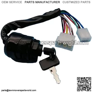 Ignition Key Switch & Keys Compatible with Yamaha 2-Cycle Golf Cart G1 Gas Models J17-82508-20 1979 1980 1981 1982 1983 1984 1985 1986 1987 1988 1989 New Z520