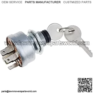 Starter Ignition Switch for John Deere 130 160 165 170 175 180 185 240 245 260 265 285 320 500 EZTrak Ztrak Z225 Z235 Z245 Z255 Z335 Z345 Z425 Z435 Z445 Z465 Z510A Z520A Z525E Z625