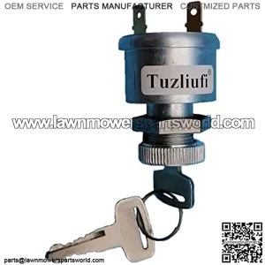 Ignition Key Switch & Keys Compatible with EZGO 17421G1 1981 & Up Universal Gas-Electric 2 Terminals ON Off Golf Cars UTV New Z521