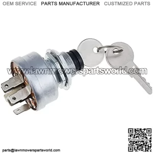 TCA22740 AM101561 TCA15075 Starter Ignition Switch Compatible with John Deere Tractor Lawn Mower 130 160 165 170 175 180 185 240 245 260 265 285 320 500 737 F 910 912 915 925 930 X700