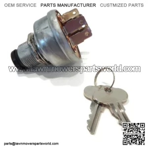 Starter with Keys for John Deere Gator RSX 850i, RSX 860i, TS 4X2, TX Mower