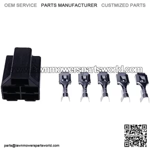 Ignition Key Switch Connector M90206 for John Deere TCA22740 TCA15075 AM101561 EZTrak Ztrak Quiktrak Gator Oregon 33-350