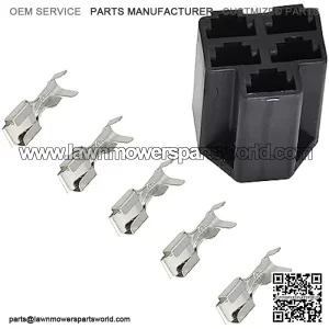 Ignition Key Switch Connector M90206 33-350 148699 23478 Compatible with John Deere TCA22740 TCA15075 AM101561 EZTrak Ztrak Quiktrak Gator