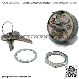 Ignition Switch w/Keys fit John Deere Turf 4x2 E-Gator 4x4 HPX Gas Diesel Gator