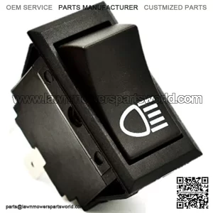 Improved Rocker Headlight Switch for John Deere Gator Series 4x2 4x4 6x4 CS CX HPX RSX TE TH TS TX XUV550 XUV590 620i 625i 825i 850D 850i 855D 860i UTV Work Sport Diesel Gas - 16AMP Upgrade