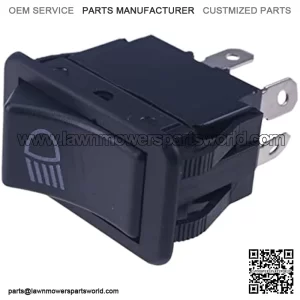 Headlight Light Switch VGA10925 Compatible for John Deere Gator 4X2 4X4 6X4 XUV550 XUV560 XUV590 XUV855 RSX850i RSX860i