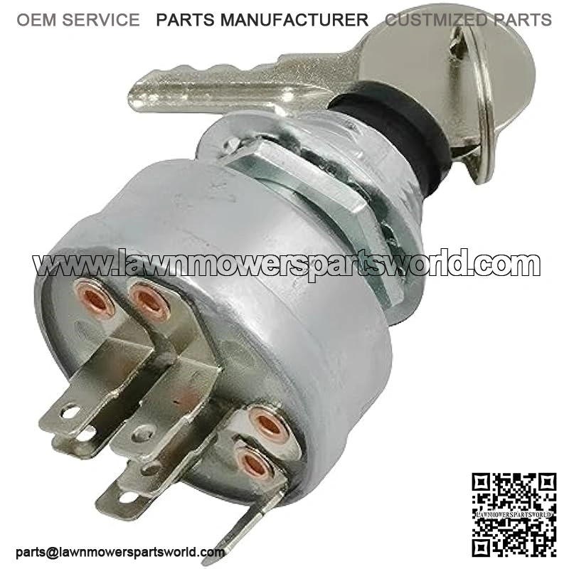 33-377 Ignition Key Switch AM101561 430-128 AM107076 for John Deere F910 F925 F930 RX73 RX75 RX95 SX95 SX75 SX95 STX30 STX38 130 165 170 175 180 185 1905 Mower