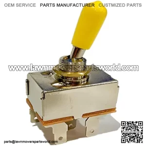 Blade Clutch PTO Switch Replaces John Deere 318, 320, 330, 332, 420, 430 - Free Rubber Grip Upgrade