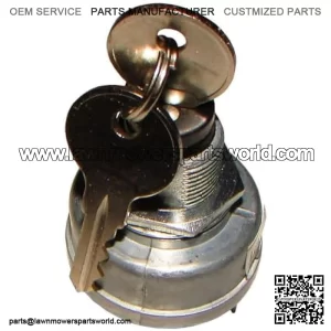 for Starter with Keys Fits John Deere Bunker & Field Rake 1200, 1200A Lawn Mower