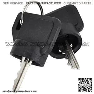 09287000 04331700 (2) Ignition Switch Key Compatible with Gravely Ariens Newer Pro Stance 36 48 52 60 Compatible with John Deere Bunker Rake & Field 1200 1200A 800 V40