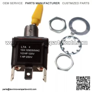 JLG Scissor Lift Toggle Switch - 4360345 (Fits 2032ES/1932RS/3248RS/400RTS/600A)