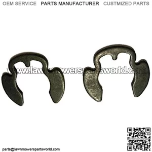 Lawn Mower Parts 12000029 Ring Klip 2 Packs for Craftsman Poulan and E-Book in A Gift