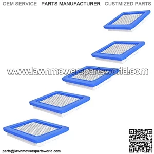 5 Pack Air Filter 399959 Replacement for Briggs & Stratton 491588 491588S Lawn Mower