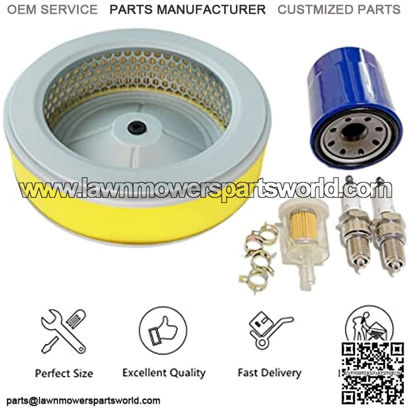 GX630R Air Filter Fit For Hon-da Engine Generator Lawn Mower GX630 GX660 GX690 Oil Filter Fuel Filter Spark Plug17210-Z6L-010 Replacement Parts - Image 2