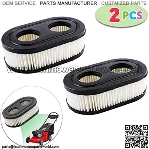 Lawn Mower Air Filter, Apply to593260 798452 Series Engine 4247 5432 5432K Lawn Mower Air Cleaner Filte can Replace Oval Air Filter Cartridge - Lawn Mower Replacement Parts