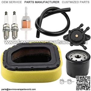 32 083 03-S Air Filter with 52 050 02-S 52 050 02 Oil Filter for SV735 SV710 SV715 SV720 SV730 SV740 20HP - 27HP Lawn Mower Fuel Pump 25 050 22-S Fuel Filter Tune Up Kit