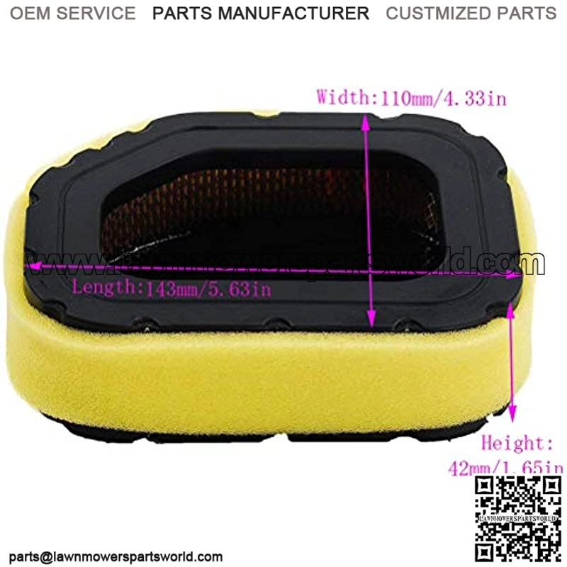 KH-32-083-03-S Air Filter 3208303 for SV810 SV820 SV830 0 SV725 SV730 SV735 SV740 Engine Lawn Mower Replace 32-883-03-S1 3208303-S 32 083 03 - Image 2