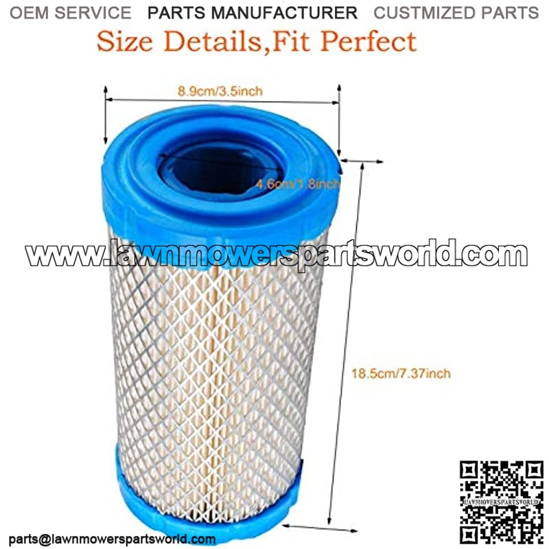 M113621 Air Filter for Compatible with Kawasaki 25 083 02-S 100-533 11013-7029 M113621 11013-7029 108-3811 820263 Lawn Mower - Image 3