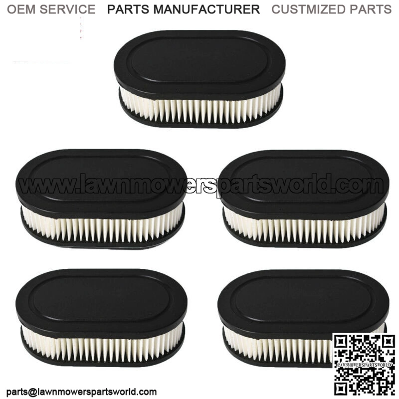 New 102851 Replace 5 PACK Air Filter For Briggs & Stratton Lawn Mower Parts - Image 2