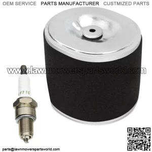 Air Filter & Spark Plug Kit fits Honda GX340 11HP, GX390 13HP