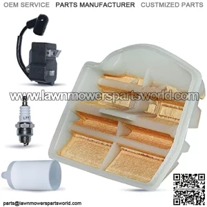 Ignition Coil Air Filter Fuel Kit For Husqvarna 445 450 445e544080803, ignition coil, air filter, fuel filter, spark plug