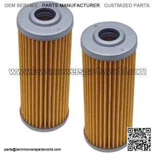 2 Pack MIU804763 Fuel Filter Replace John Deere M801101 CH10479 8970713480 MIU804763 Fits John Deere 655 755 756 770 790 850 855 900 950 1050 X495 X595 X750 X950 1025R 2320 Series Tractors