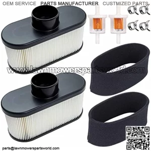 2 Pack 11013-7047 Air Filter with Pre Filter - for Kawasaki FR651V FR691V FR730V Engine Hustler Husqvarna Gravely Lawn Mower Tractor Air Filter