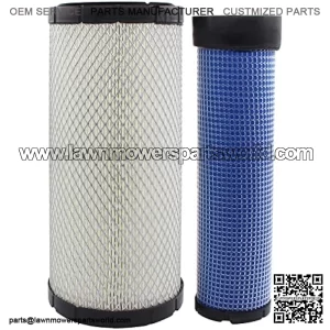 Engine Air Filters Set P822768 P822769 RE68048 RE68049 for John Deere 110 3120 3203 3320 3520 3720 4105 3720 5103 5105 5200