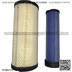Air Filter Inner Outer Set Compatible with John Deere RE68048 RE68049 Tractor 3120 3320 3520 4105 3720 5105 5200 5203 5205 5210 5300 Wix 46489 46490