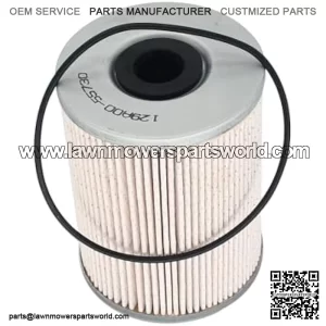 MIU802421 Fuel Water Separator Filter with O-ring Compatible with John Deere 1570 1575 1600 3032E 317G 318E 320G 332G 4044M 4044R 4052M 4052R 7400A 7500A