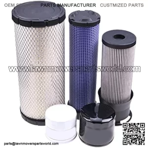 Filter Kit LVA21202 LVA14895 Compatible with JD Compact Tractor 3120 3320 3520 3720 4105